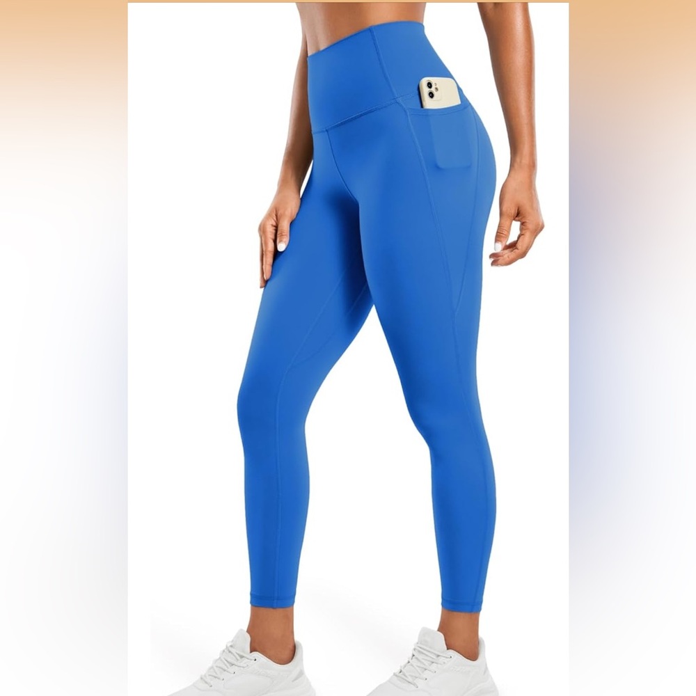 CRZ YOGA Vibrant Blue Leggings